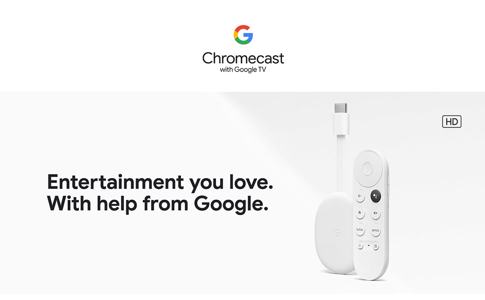 Chromecast Google Tv Full HD 3era Generacion - GOOGLE ASISTENTES VIRT, MED  STREAMING - Megatone
