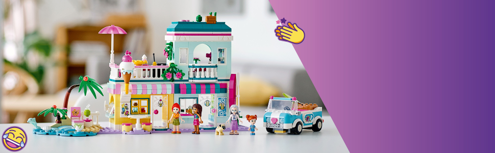 送料無料レゴ フレンズ サーファー ビーチフロント 76390 組み立てキット 組み立て式おもちゃ (685ピース)並行輸入