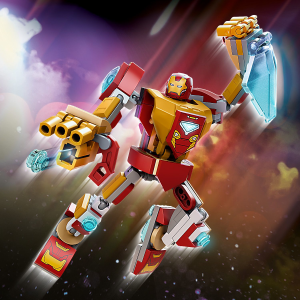 LEGO Marvel Avengers Iron Man golden armor Minifigure 76203 Tony