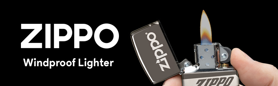 Logo, Windy, Founder :: Zippo Logo Design Matte Black