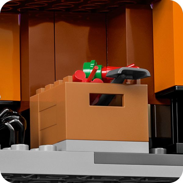 Includes a shovel and dynamite for creative role play.