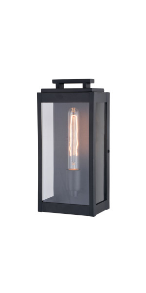 Hampton 6-in. Outdoor Wall Light Textured Black