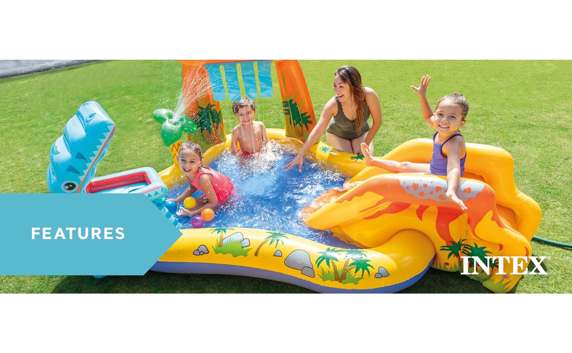 Intex Dinoland 11 x and Dinosaur x ft