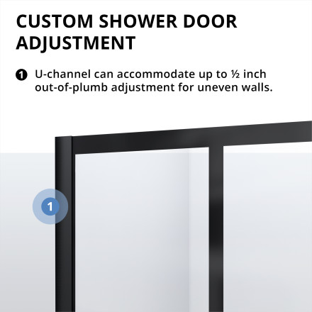 DreamLine Unidoor Toulon 58 58 1/2 in. W x 72 in. H