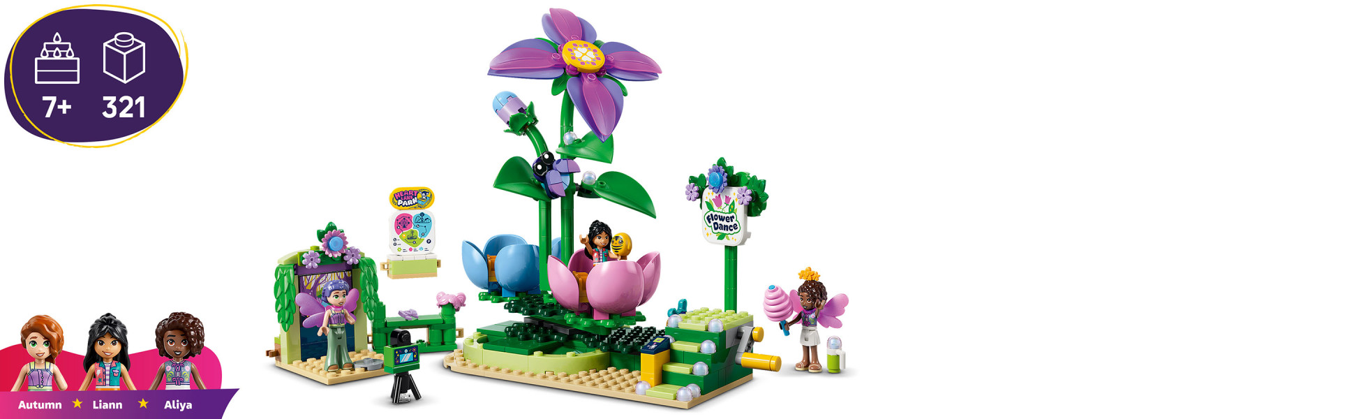 Open a world of role play with 3 minidolls, a photo booth and lots of fun accessories to fuel kids’ imaginations.