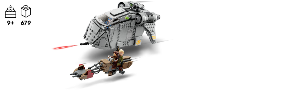 fujiko38 Lego Star Wars 679 Pieces: Ambush on Ferrix 75338 - Walmart.com