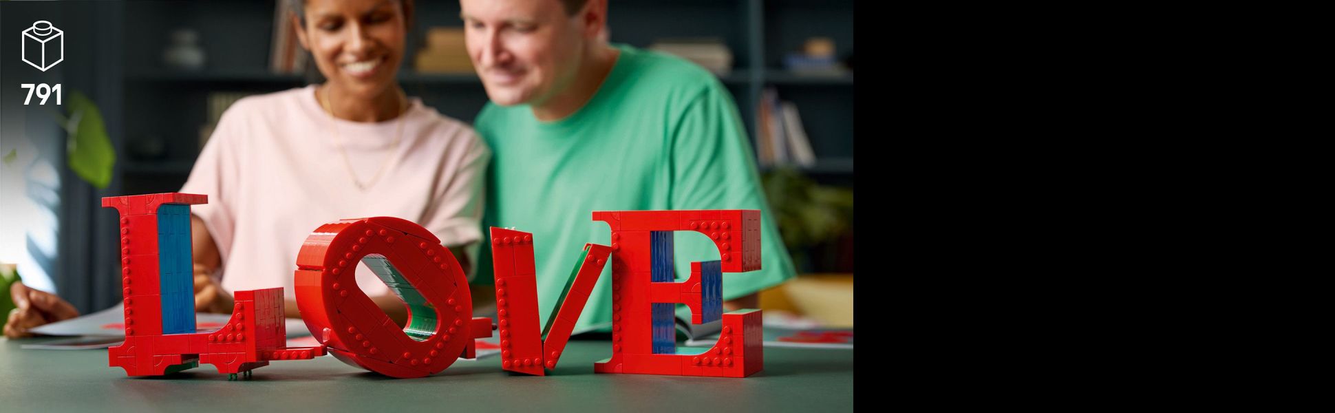 This 3D LOVE model is based on the famous real-life sculpture featuring a similar design and red, blue and green colors.