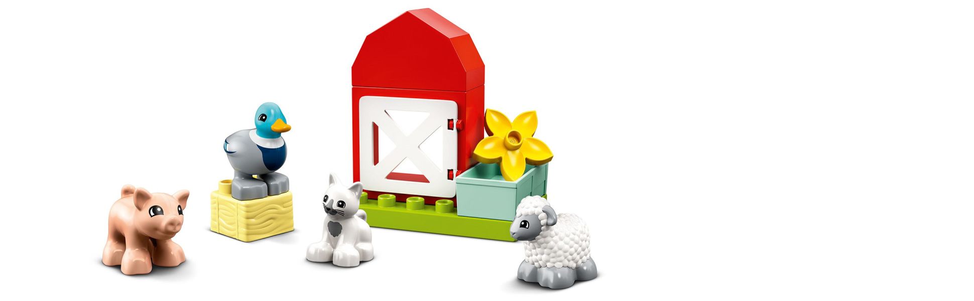 LEGO DUPLO Town Farm Animal Care 10949 Toy for Toddlers, Girls and 