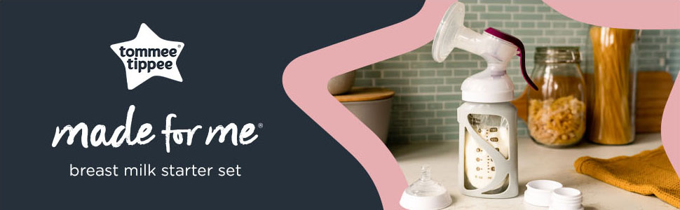 Tommee Tippee Made-for-Me Manual Breastfeeding Starter Set