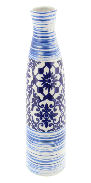 Vase Pearlfection 80 Jumbo & Assorted Sizes All Royal Blue PEARLS/Navy Pearls/Cobalt Blue