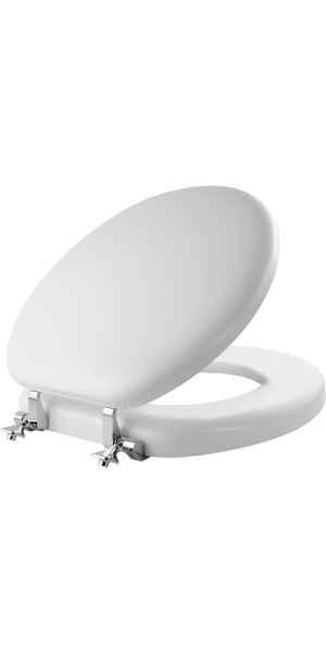 Mayfair by Bemis  Round Soft Toilet Seat White