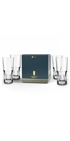 Libbey Bellevue Drinking Glass Set of 4
