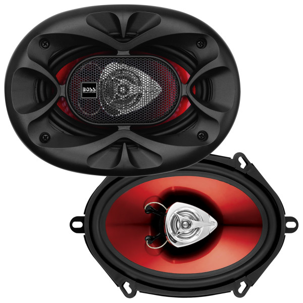 【BOSS】 BOSS Audio Systems CH5720 5” x 7” Car Speakers, 225 Watts, Full