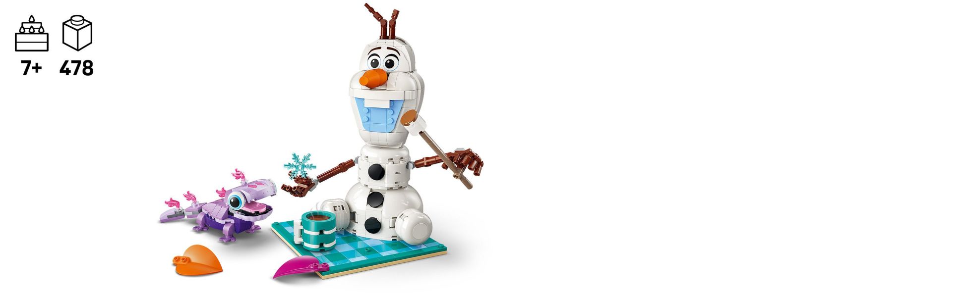 Kids can create endless stories using their imaginations and this Disney’s Frozen building set, then display it in their room.