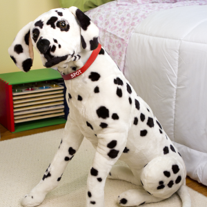 Melissa & Doug Giant Dalmatian - Lifelike Stuffed Animal Dog (over