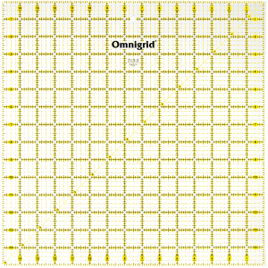 Omnigrid 3 x 3 Quilting Ruler Square Grid Template - Made in USA Omnigrid 3 x 3 Quilting Ruler Square Grid Template - Made in USA