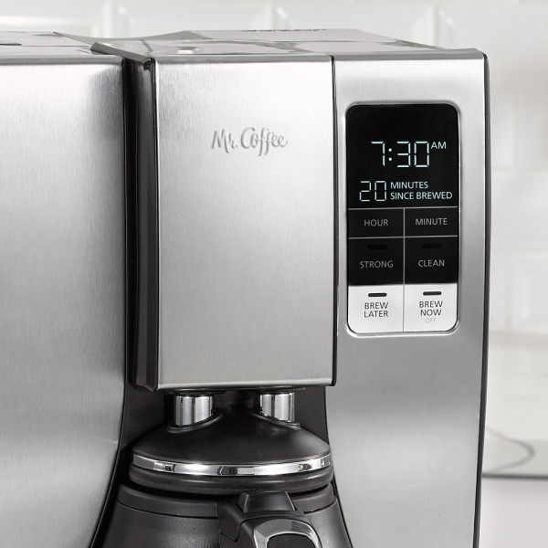 Mr. Coffee, Thermal Programmable Coffeemaker, 10 Cup, Stainless Steel -  Walmart.com