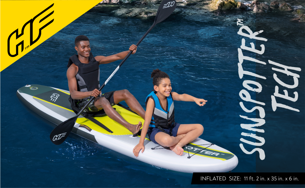 HydroForce社 SUP Board 並行輸入 OUTLET② Bestway Hydro-Force Sunspotter SUP 11 Ft. 2 In. Inflatable 2