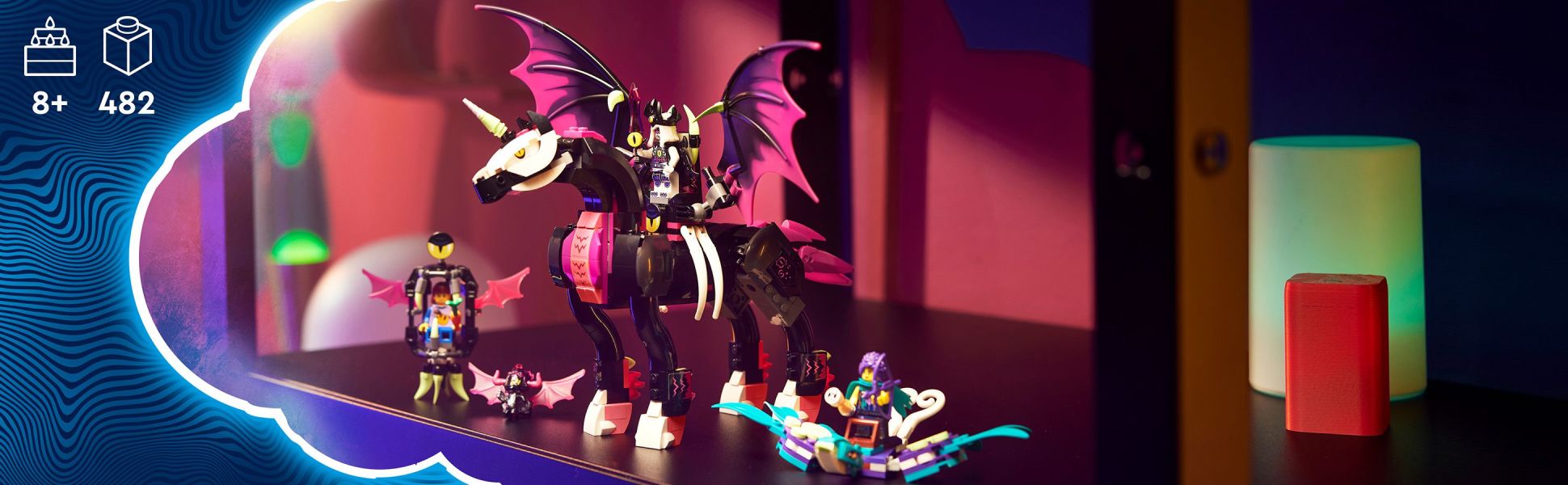LEGO Dreamzzz™ ~ Pegasus Flying Horse – Triple Mountain Model Horses