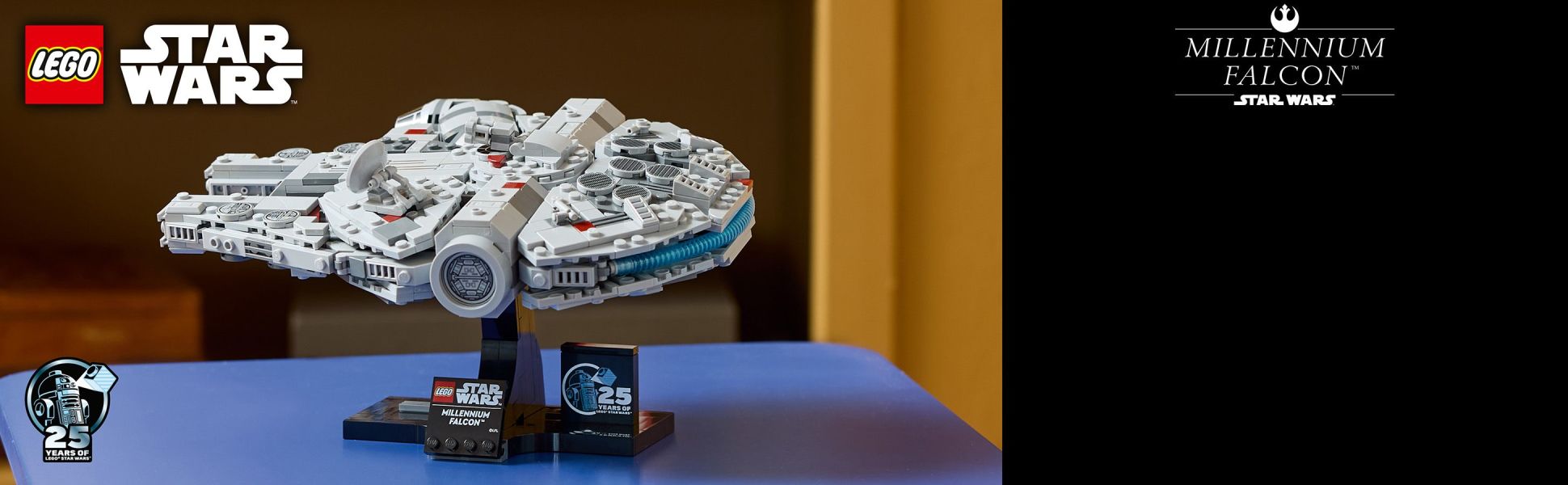 Capture instantly recognizable details of a truly iconic starship with this LEGO Star Wars 25th anniversary building set.