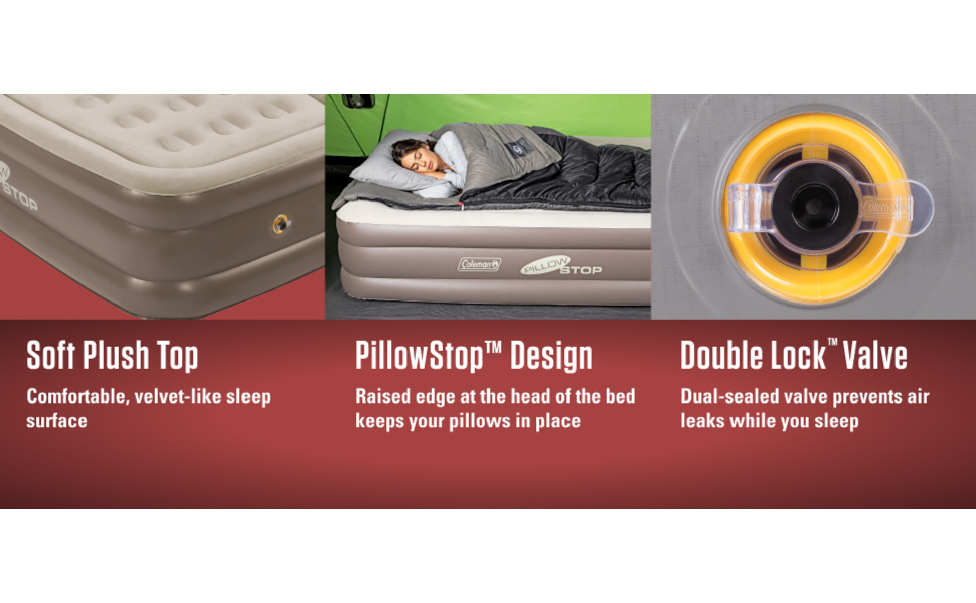 Coleman SupportRest Pillowstop 18