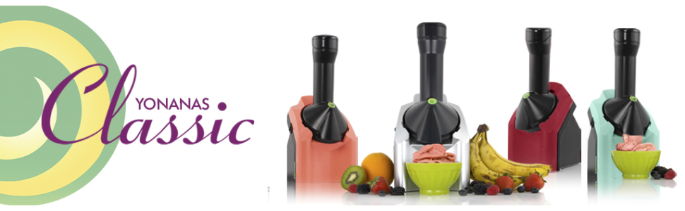 yonanas classic original healthy dessert fruit soft serve maker