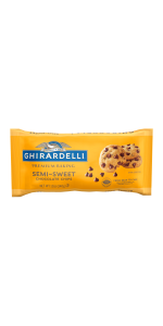 GHIRARDELLI Semi-Sweet Chocolate Premium Baking Chips Chocolate Chips for Baking, 12 OZ Bag