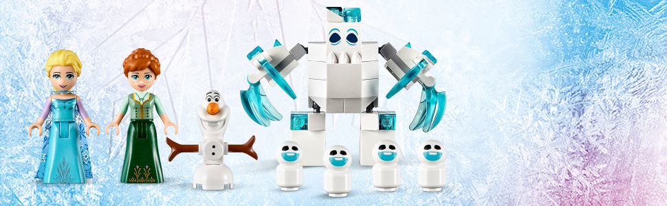 LEGO Disney Princess Il Magico Castello di Ghiaccio di Elsa, Set con le  Mini-doll della Principessa Elsa e di Anna e lo Scenario di Frozen, 43172 –  Giochi e Prodotti per l'Età