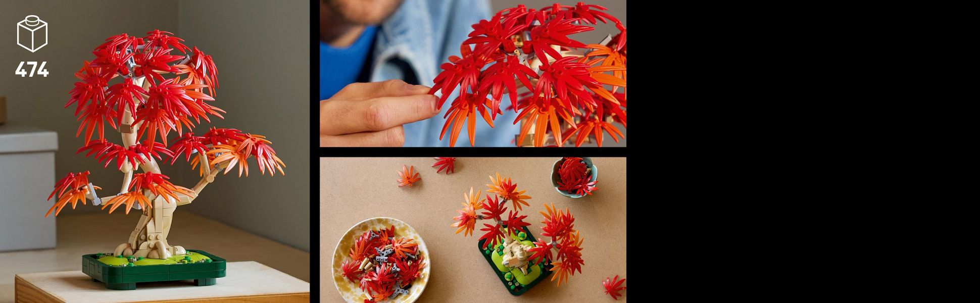 Relax and unwind as you create the lifelike LEGO plant before marveling at its authentic details.