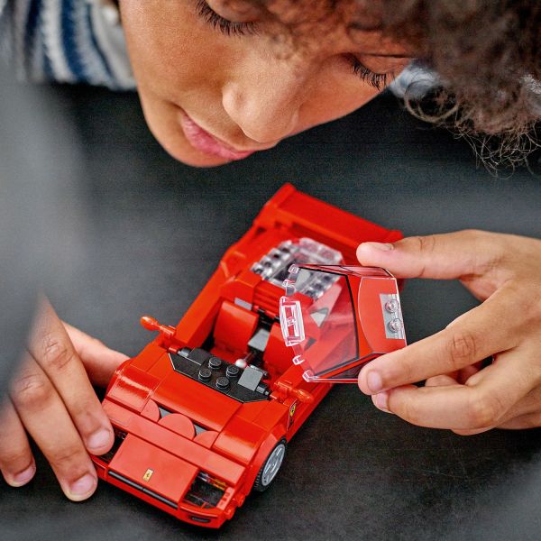 Kids and Ferrari fans can build the famous F40 supercar.