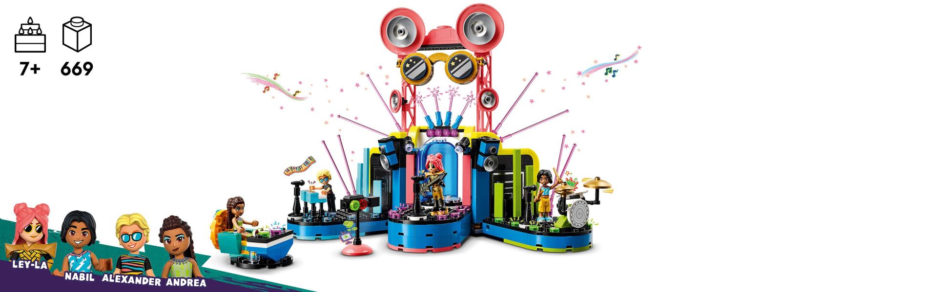 Play Along 知育玩具セット LEGO® Friends Heartlake City Music Talent Show 42616 (Retiring