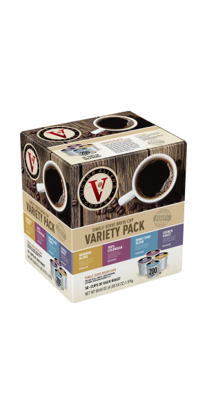 Victor Allen's Across America Assorted Coffee Variety Pack Single Serve Coffee Pods for Keurig K-Cup Brewers (96-Count)