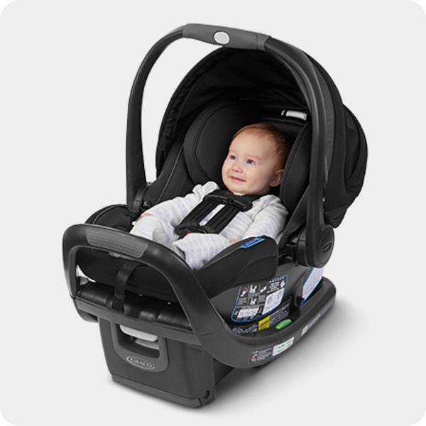Graco SnugRide ベビーシート ブラック/グレー Amazon.com: Graco SnugRide SnugFit DLX ICS, Spencer