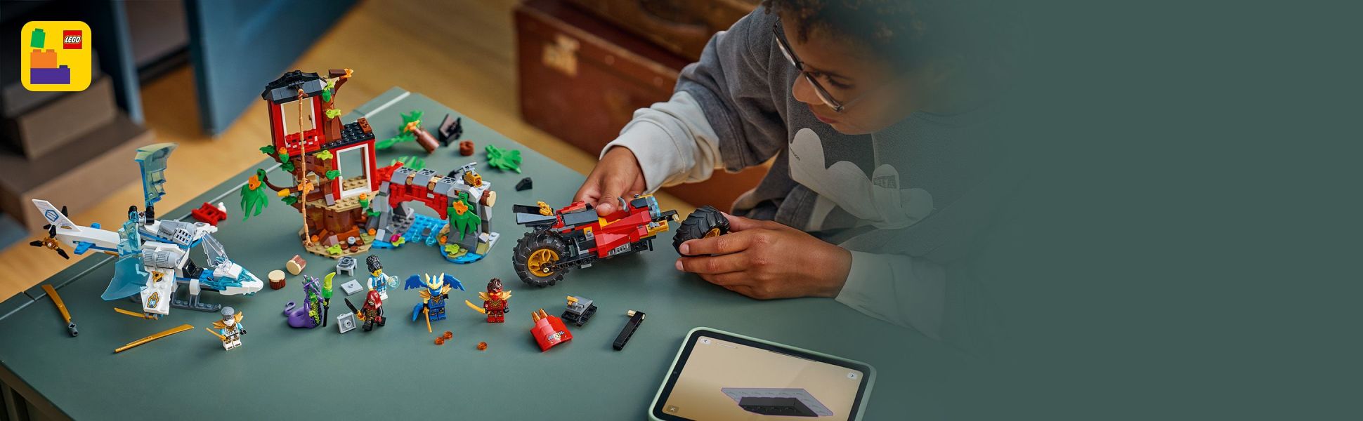 Builders can zoom in, rotate sets in 3D and track their progress using the fun, intuitive LEGO Builder app.