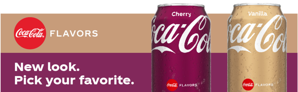 Coca-Cola Cherry Mini Soda Pop Soft Drink, 7.5 fl oz, 6 Pack Cans 