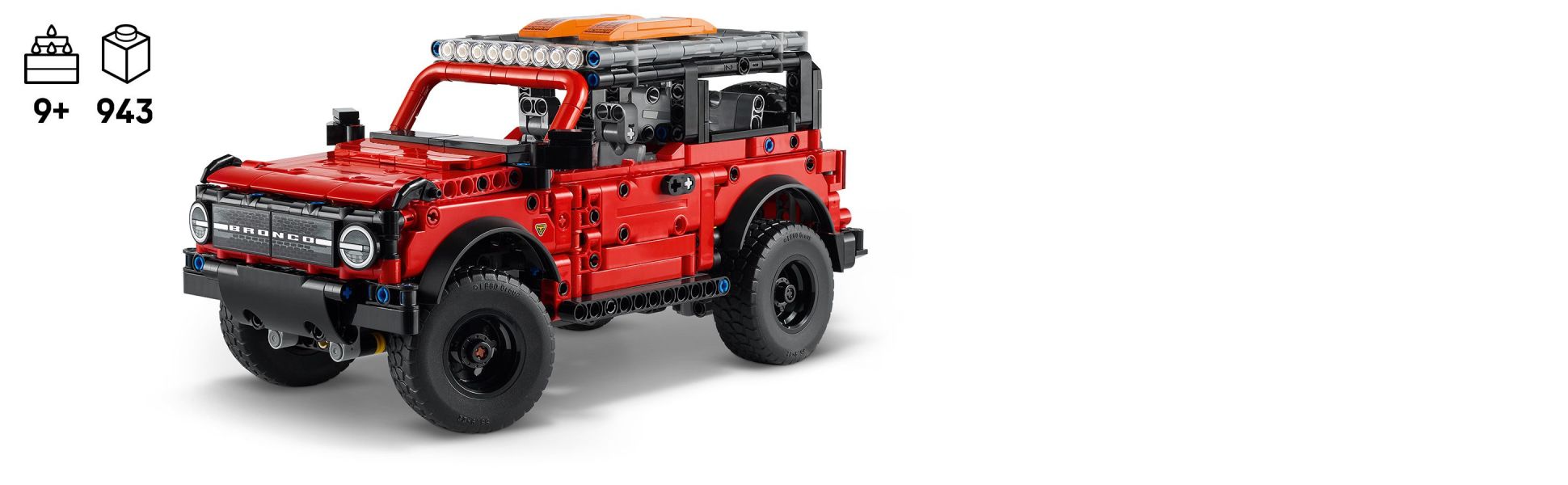 There are no limits to what kids can imagine with lots of fun features inspired by the real Ford Bronco SUV.
