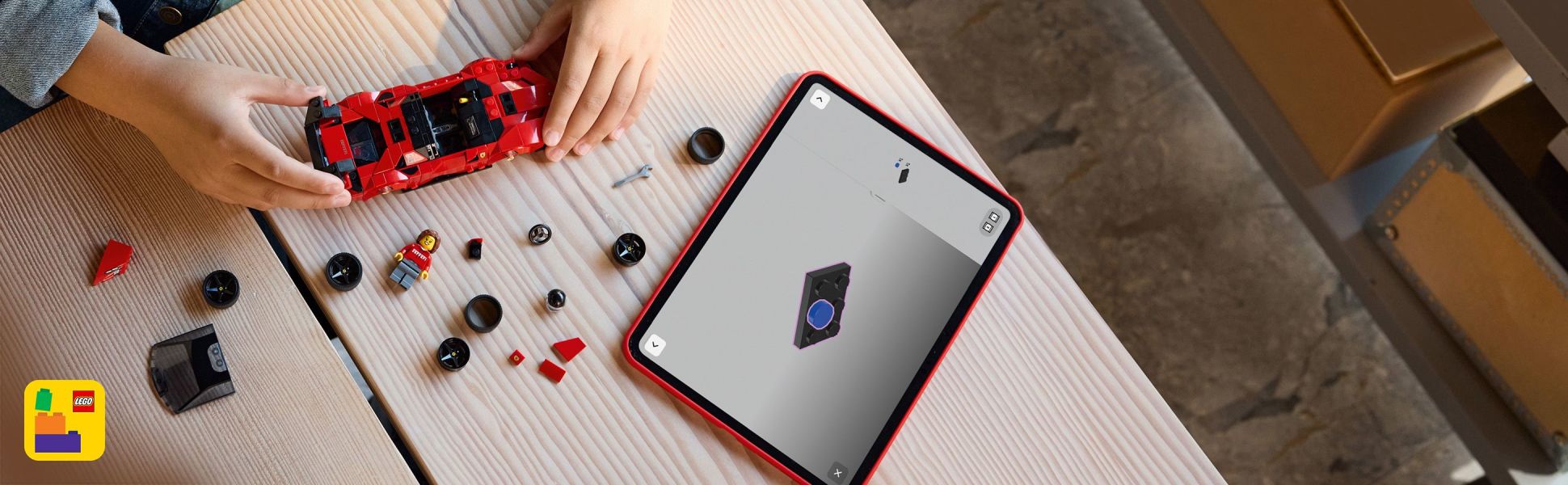 Includes interactive 3D building instructions