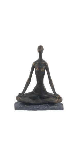 Dakota Fields Laroche 3 Piece Yoga Figurines - 10 Yoga - Polyresin  Decorative Yoga Sculpture - Yoga Gift