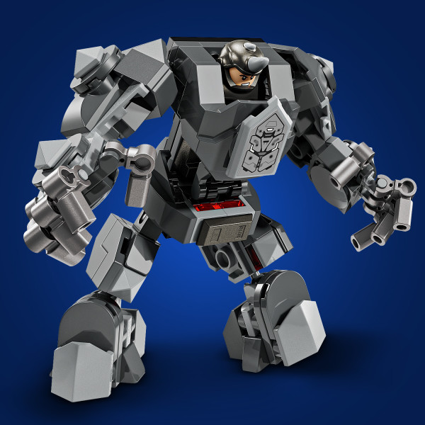 Scale up the dynamic action with the jointed Rhino mech.