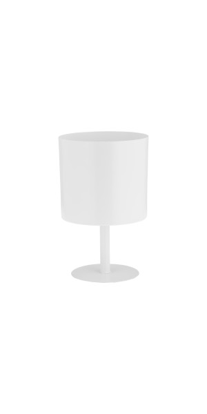 Ec Metal,6",flat Round Base Planter,white