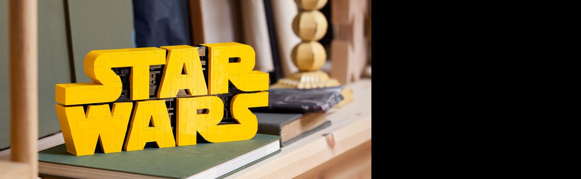 You’ll probably find yourself humming the famous Star Wars theme music as you create this stylish room decor!