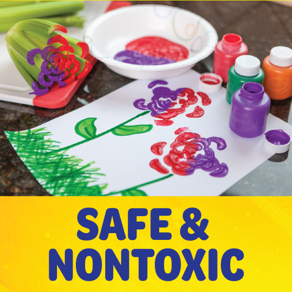 Spill Proof Crayola Washable Deluxe Paint Kit Watercolor Paint Set