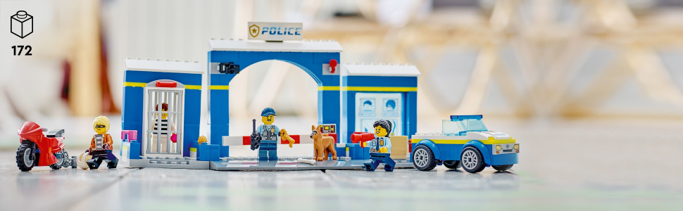 Jeux de construction Lego City - Police Station Chase
