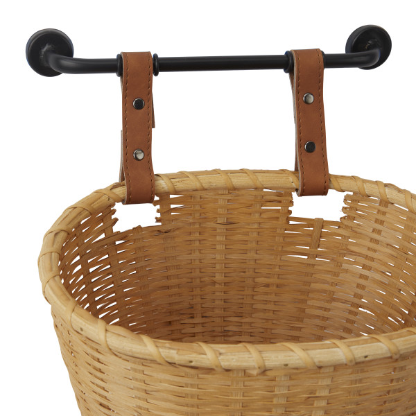 Accents, Vintage Handmade Bamboo Large Basket