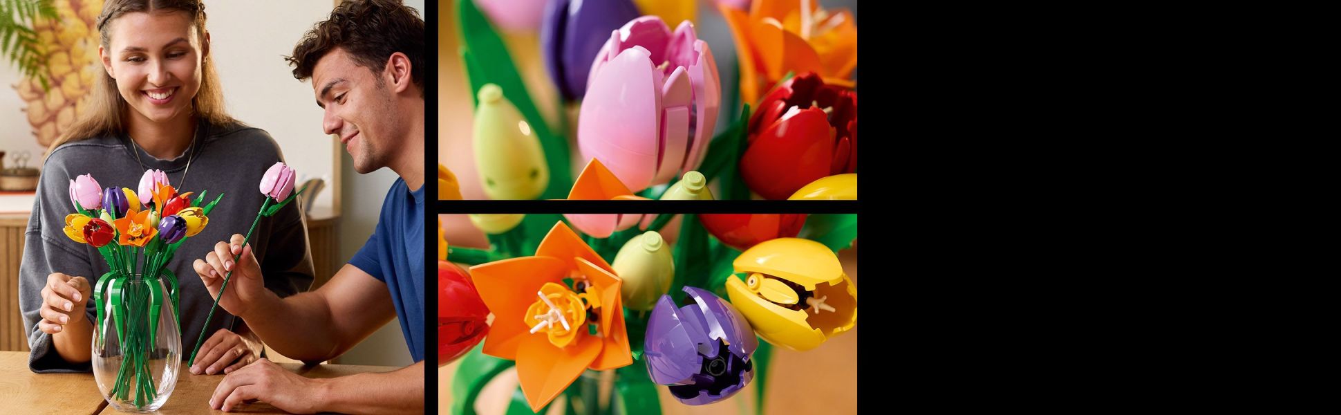 Immerse yourself in a joyful project as you build 5 varieties of tulips in various colors and stages of bloom.