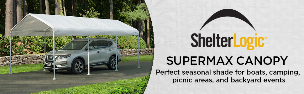 SHELTERLOGIC Canopies - Perfect seasonal shade for boats, camping, picnic areas and backyard events