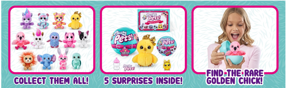 Zuru 5 Surprise Plushy Pets Blind Pack Toy (Series 1)
