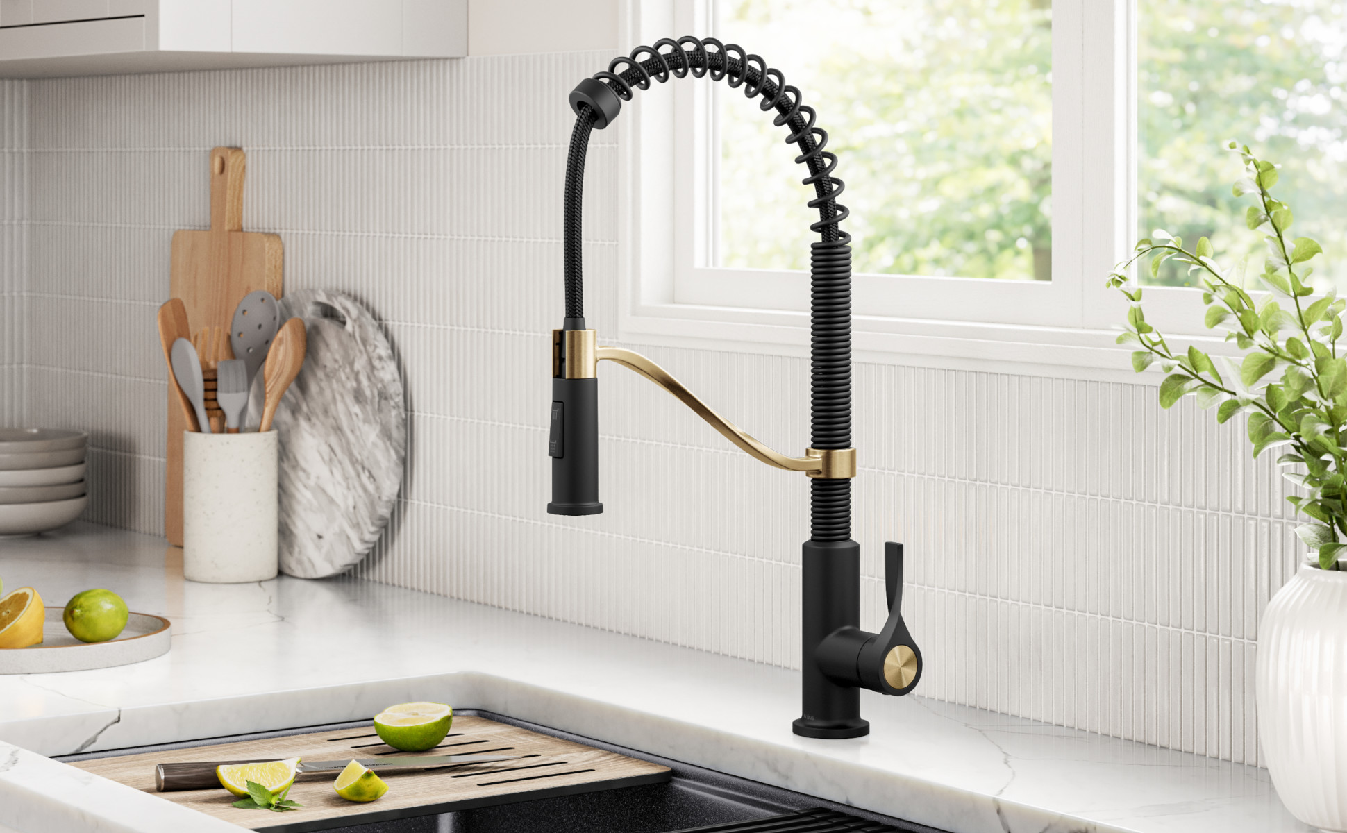 KRAUS Torak Spot Free Stainless Steel 19.13 in. H Pull Down