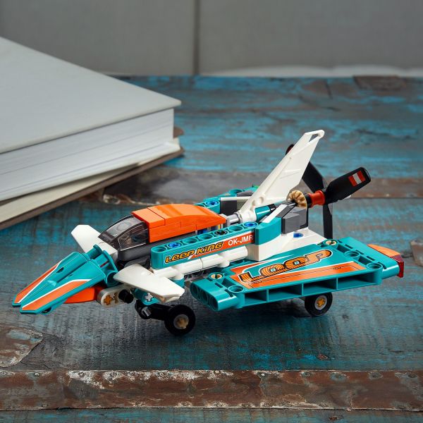 LEGO Technic Race Plane 42117 Educational Toy Jet Plane, 2in1