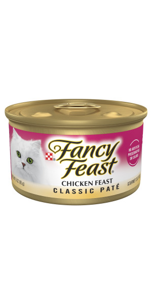 Fancy shops feast canned cat food